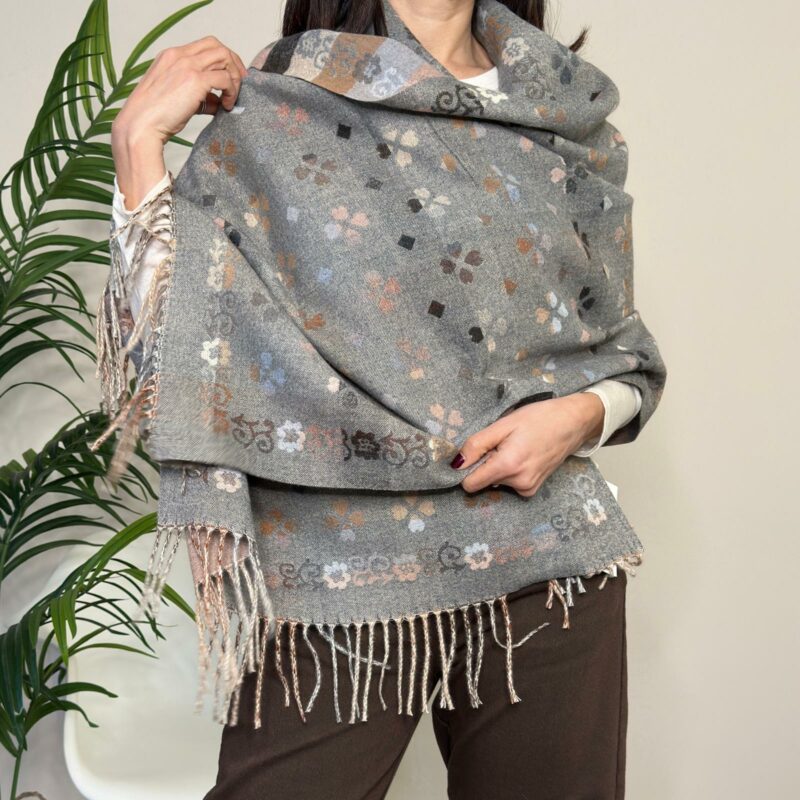 SUSY MIX - Sciarpona double grigio