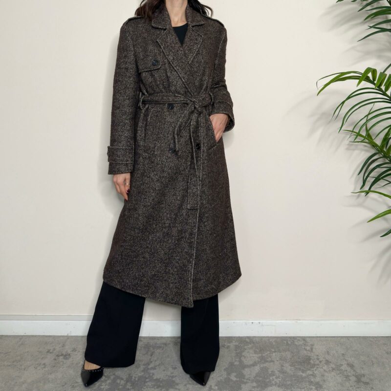 TENSIONE IN - Cappotto cioccolato