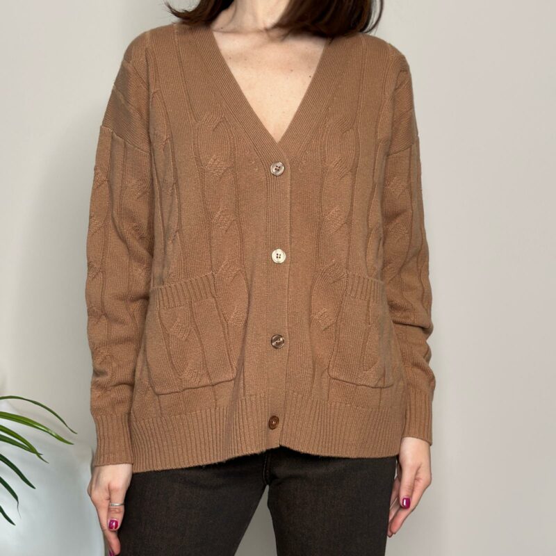 TENSIONE IN - Cardigan caramello