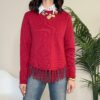 BLUE JOINT – Maglione pura lana rosso