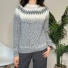 TENSIONE IN – Maglione jacquard grigio