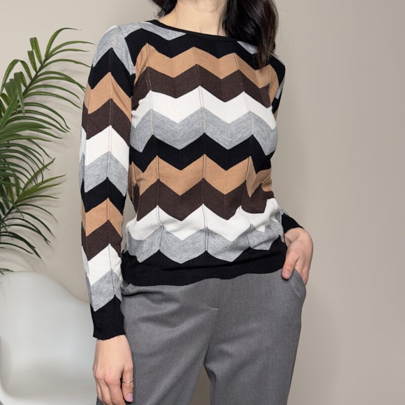 BLUE JOINT - Maglione zig zag