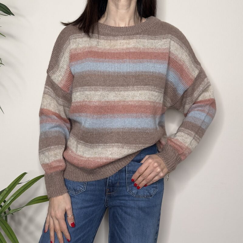 HAVEONE - Maglione girocollo righe