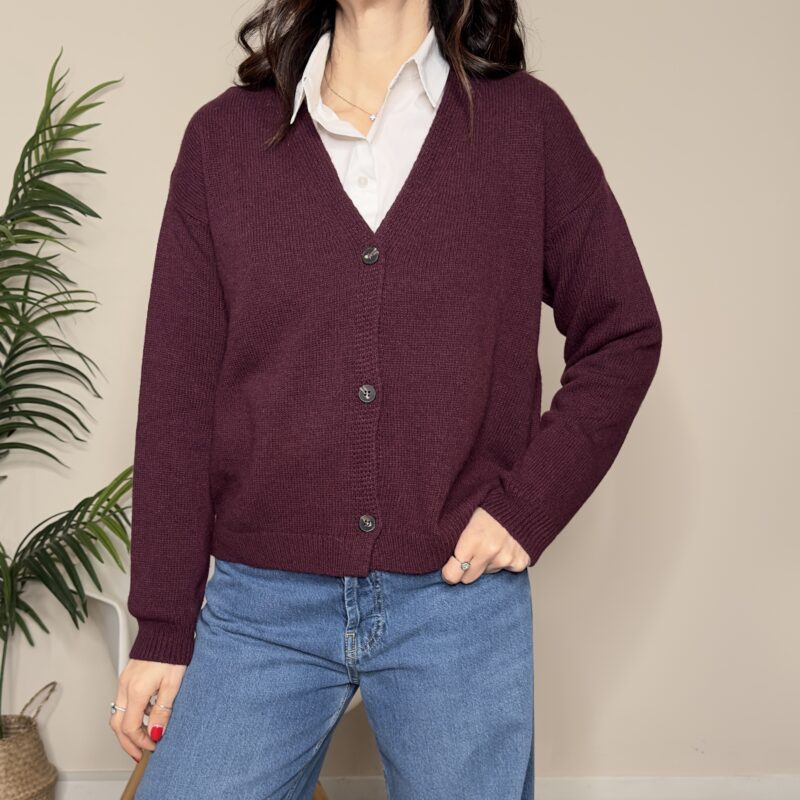 TENSIONE IN - Cardigan bordeaux