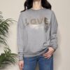 HAVEONE – Felpa LOVE grigio