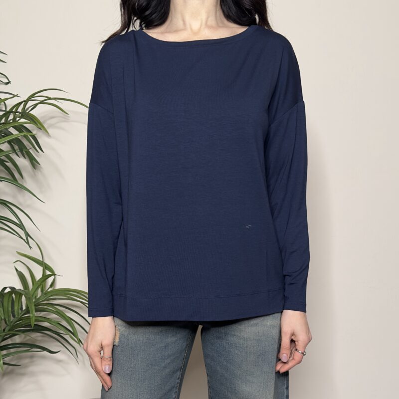 VICOLO - Maglia basic blu