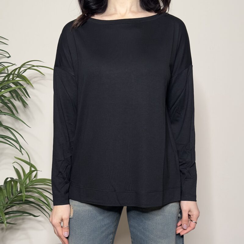 VICOLO - Maglia basic nera