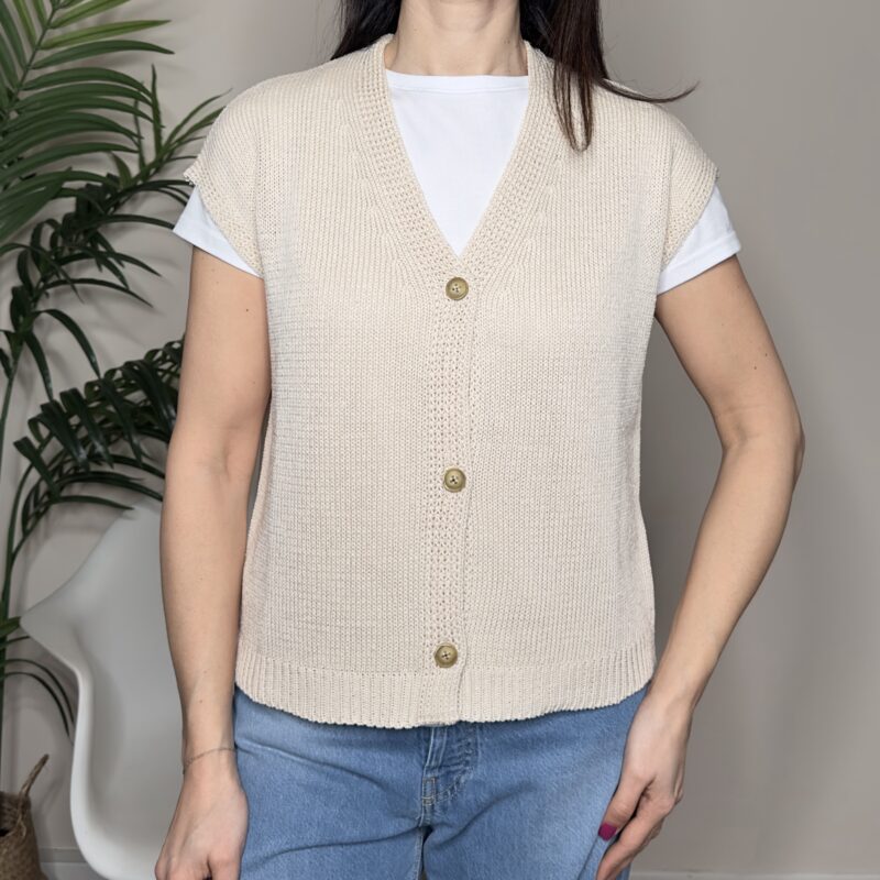 TENSIONE IN - Gilet ecru