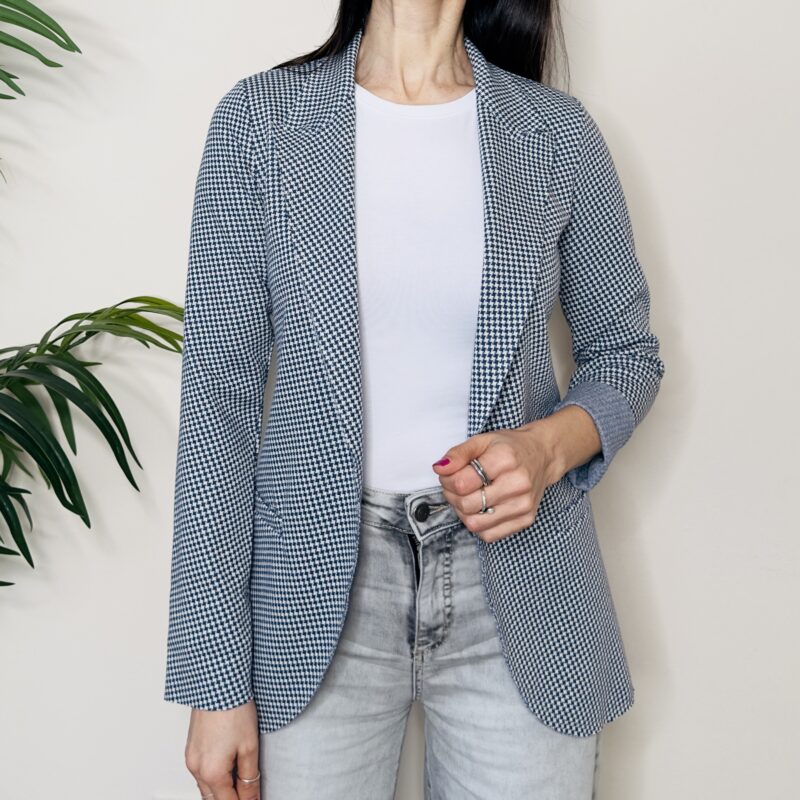 BLUE JOINT - Giacca pied de poule