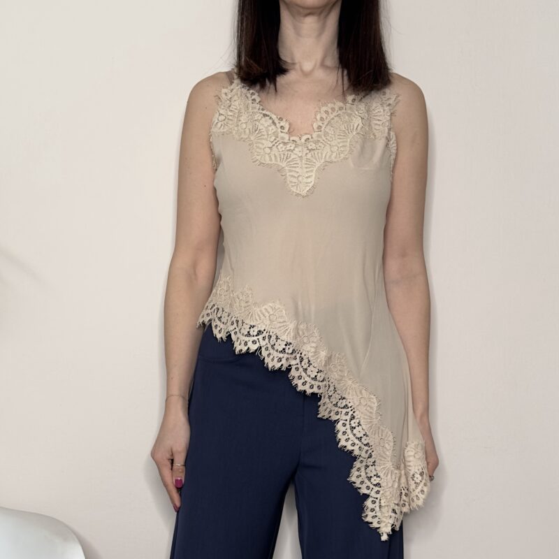 TENSIONE IN - Top pizzo sabbia