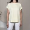 VICOLO – Maglia basic gialla manica corta