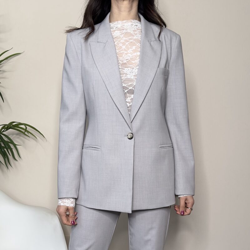 VICOLO - Giacca grigio perla