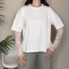SUSY MIX – T-shirt manica pizzo bianca