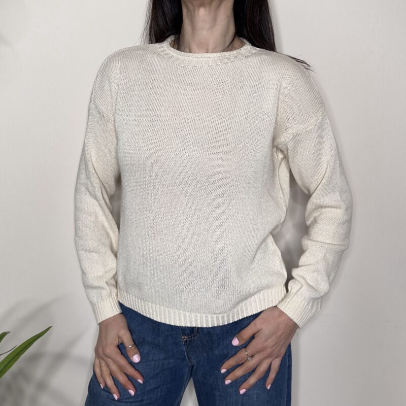TENSIONE IN - Maglia basic latte