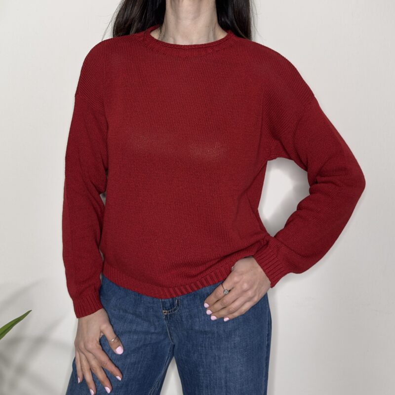 TENSIONE IN - Maglia basic rubino