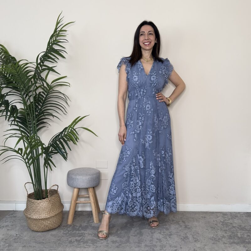 MOTEL- Abito lungo pizzo