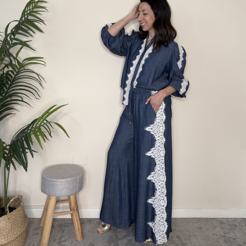 MOTEL - Camicia profilo pizzo