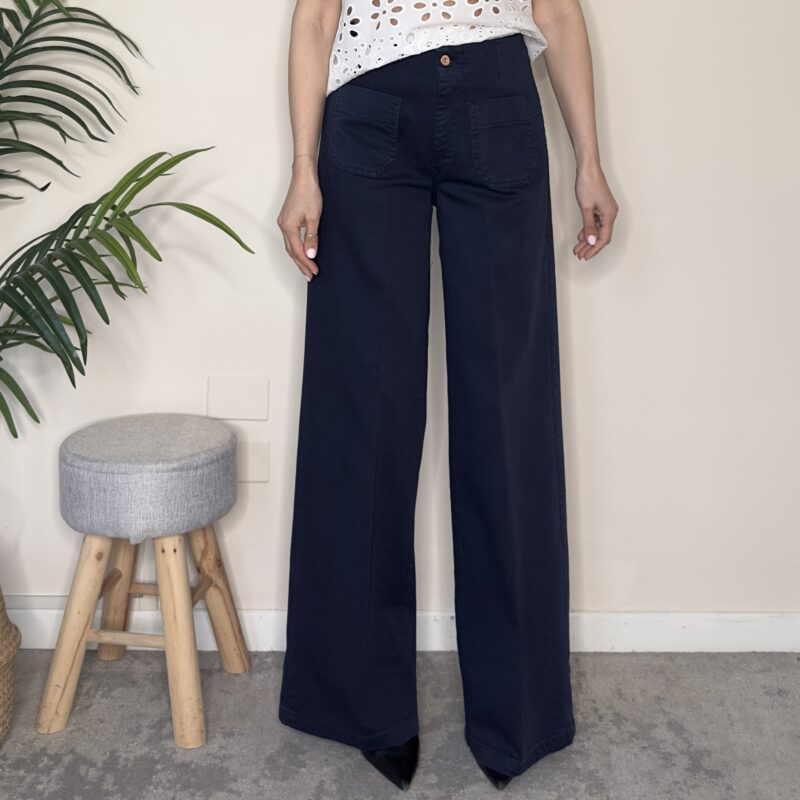 TENSIONE IN - Pantalone tasca davanti blu