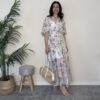 SUSY MIX – Chemisier fiori bianco