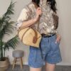 SUSY MIX – Short denim stellina