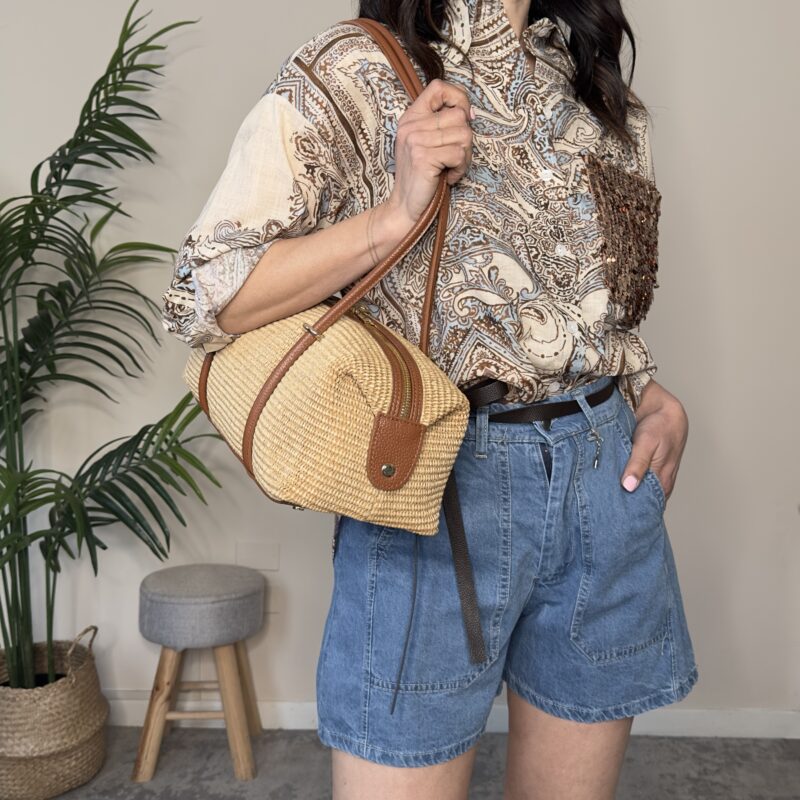 SUSY MIX - Short denim stellina