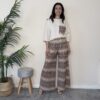 TENSIONE IN – Pantalone palazzo chevron