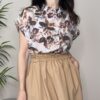 SUSY MIX – Camicia fiori moro