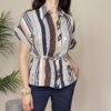TENSIONE IN – Camicia coulisse righe