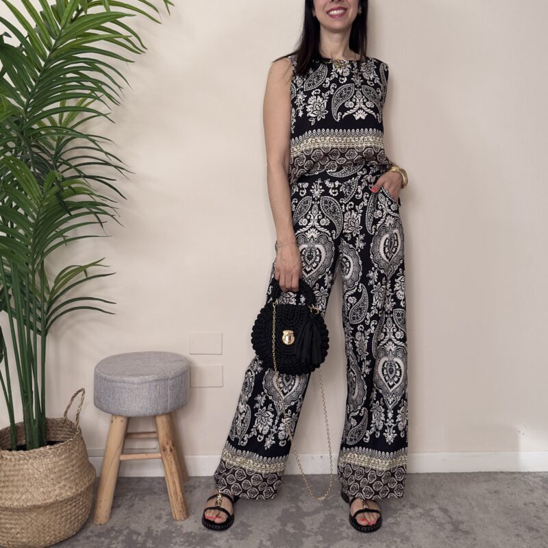 SUSY MIX - Pantalone palazzo etnico