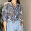 TENSIONE IN – Camicia stampa cashmere