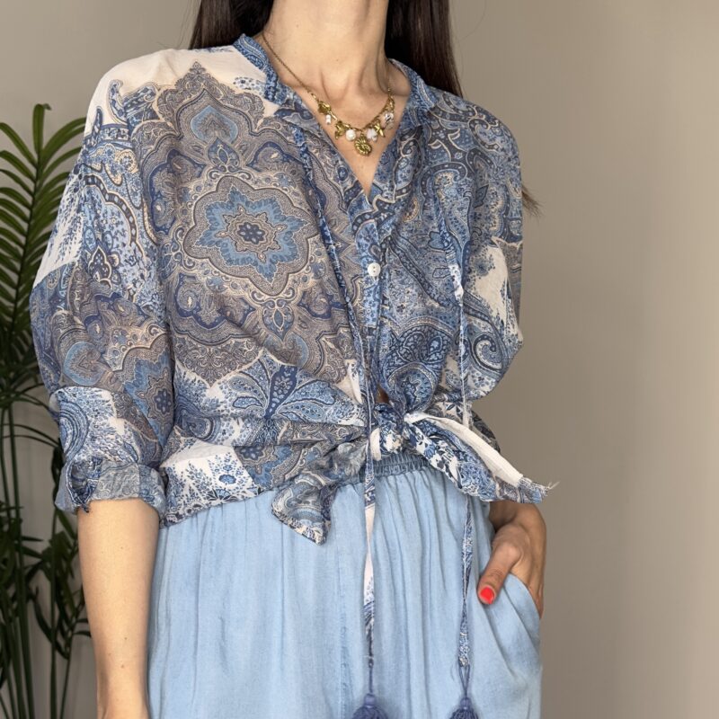 TENSIONE IN - Camicia stampa cashmere