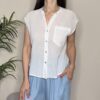 TENSIONE IN – Camicia mussola taschino bianca