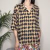 TENSIONE IN – Camicia mussola rombi