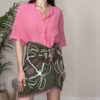 TENSIONE IN – Gonna foulard verde