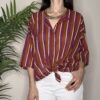 TENSIONE IN – Camicia mussola righe