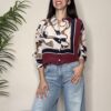 TENSIONE IN – Camicia stampa foulard