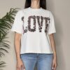 VICOLO – T-shirt LOVE bianca