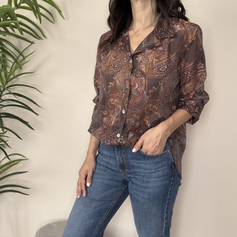 SUSY MIX - Camicia stampa paisley