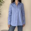 VICOLO – Camicia oxford azzurra