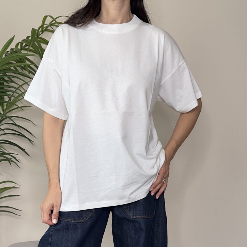 VICOLO - T-shirt over bianca