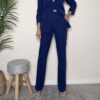 HAVEONE – Pantalone dritto bluette