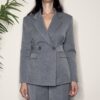 HAVEONE – Giacca grigia pinzata
