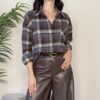 TENSIONE IN – Camicia flanella moro