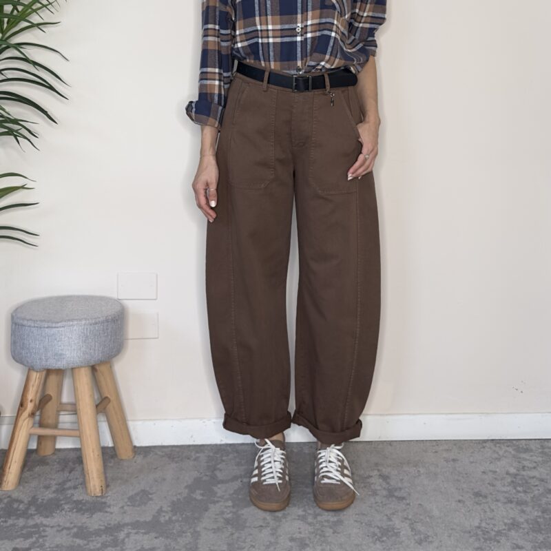 SUSY MIX - Jeans stellina sigaro