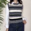 TENSIONE IN – Gilet in maglia nero