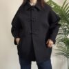 SUSY MIX – Cappotto alamari nero