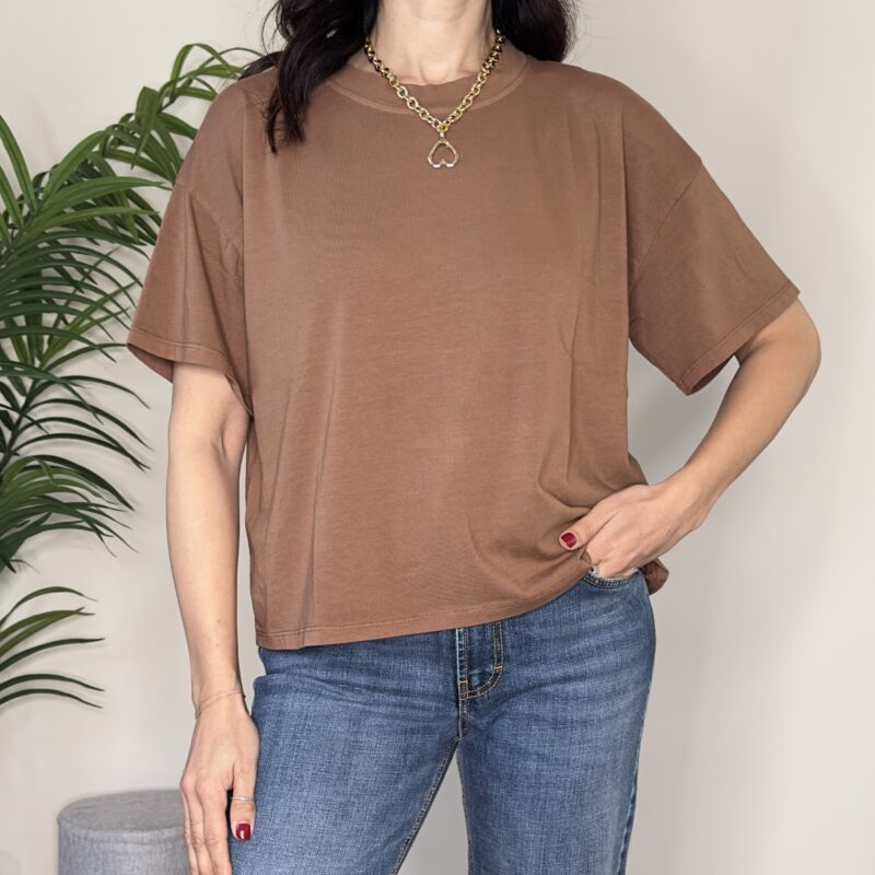 HAVEONE - T-shirt paricollo
