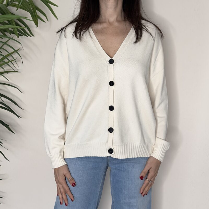 VICOLO - Cardigan panna