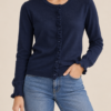 HAVEONE – Cardigan rouches blu