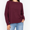 SUSY MIX – Maglia spacchi laterali barolo
